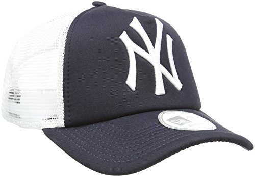New Era Unisex Baseball Cap Mütze MLB Clean Trucker NY Yankees, Navy/White, One Size, 10531936